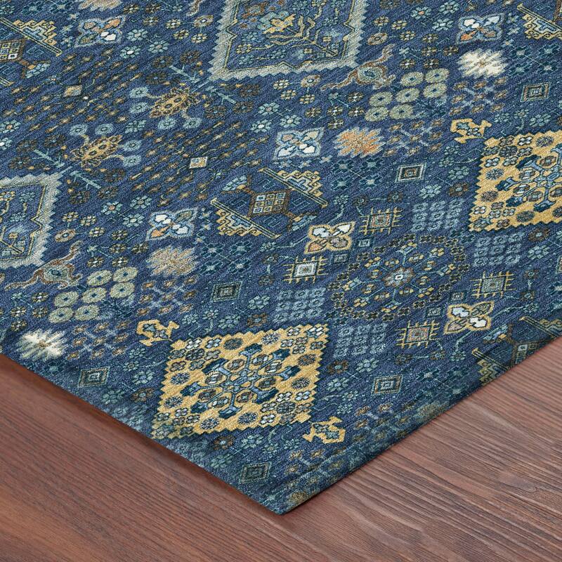 Machine Washable Indoor/ Outdoor Global Bidunga Chantille Rug