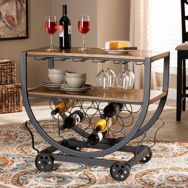 Carbon Loft Cohn Industrial Dark Brown Cart. Opens flyout.