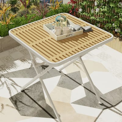 Foldable Square Table, Indoor/Outdoor Multi-Purpose Table