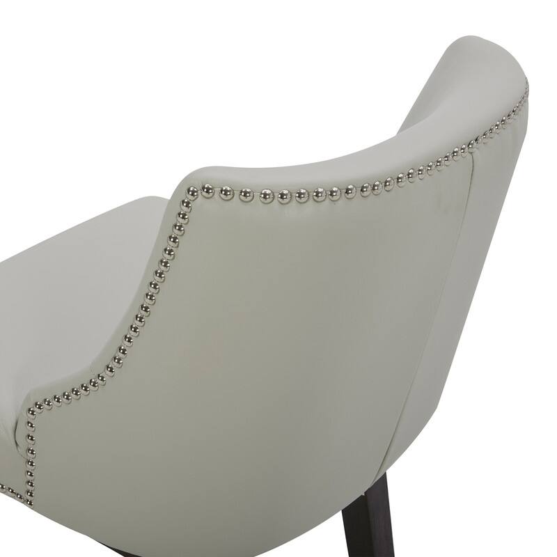 Spruce & Spring Olive Upholstered Counter Height Swivel Barstools-Single