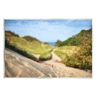Stupell Sandy Summer Beach Path Wall Plaque Art by Michelle Calkins