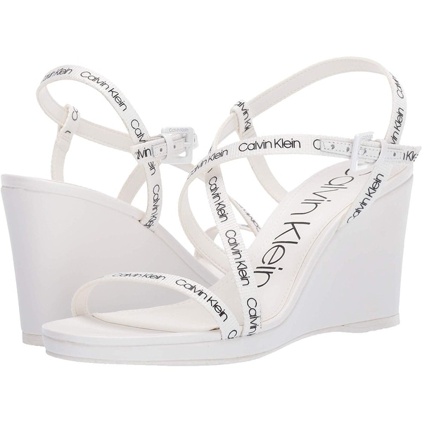 calvin klein bellemine espadrille wedge sandal