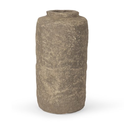 Bala Small Grey Paper Mache Vase