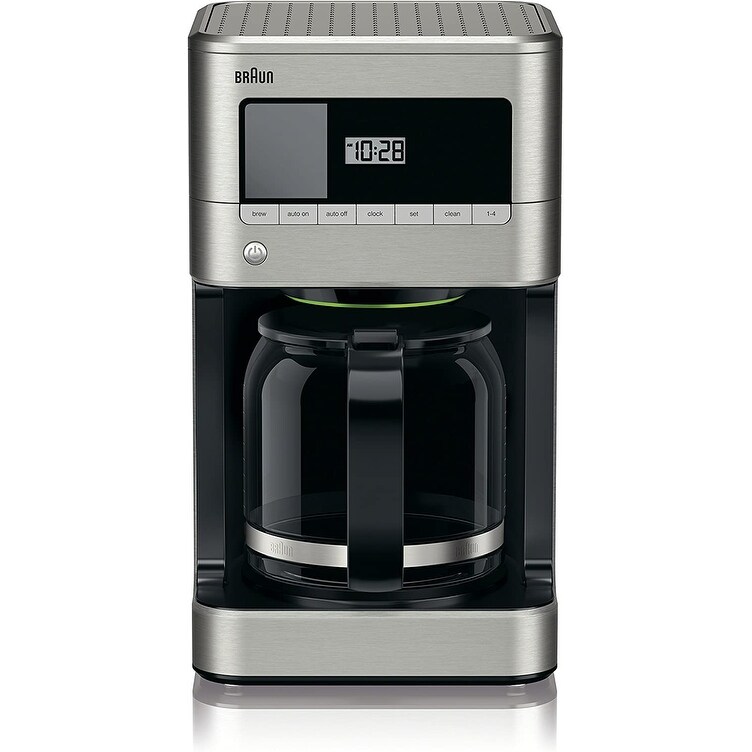 KF7070 BrewSense Drip Glass Coffeemaker, 12 Cup, Stainless Steel