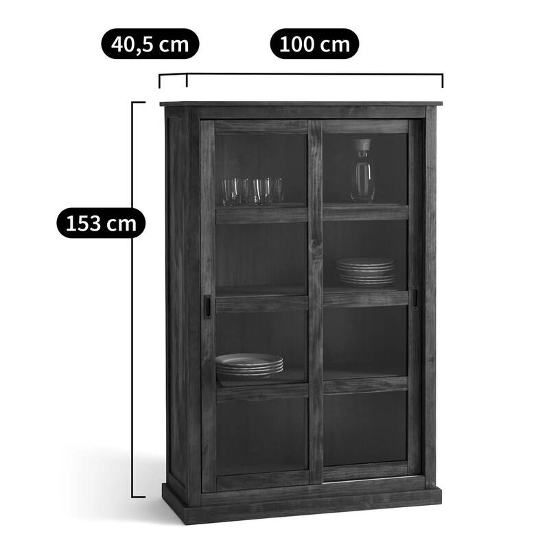 Lunja Solid Pine Cabinets For Kitchen,Bookroom,Living Room