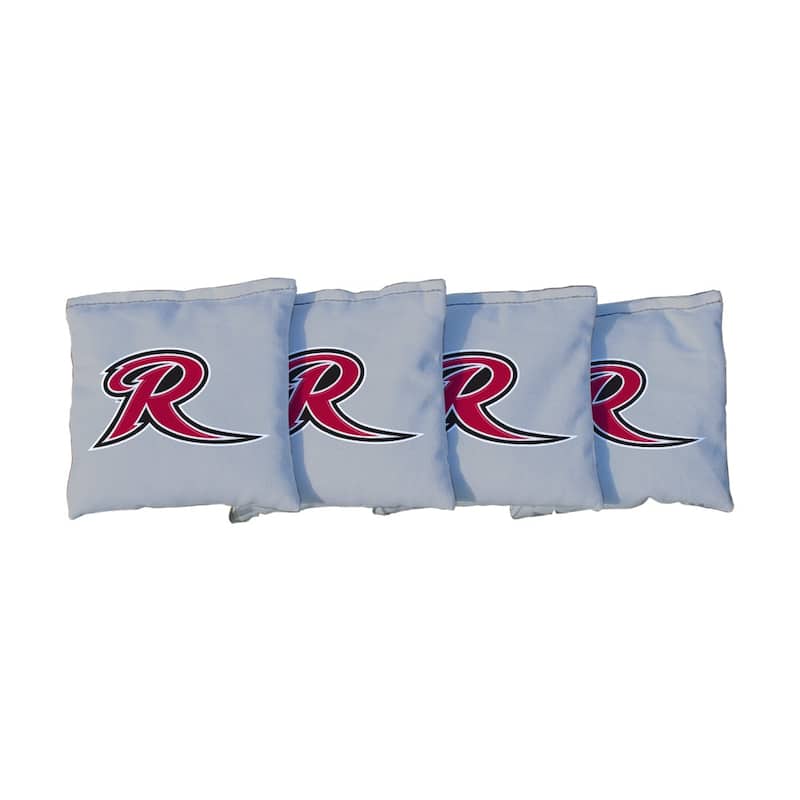 Rider University Broncos Gray Cornhole Bags - All-Weather Resin Filled