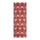 preview thumbnail 5 of 4, Licensed Disney Mickey Mouse Red/ Cream Modern Argyle Flatweave Indoor/ Outdoor Area Rug 2'2" x 6'