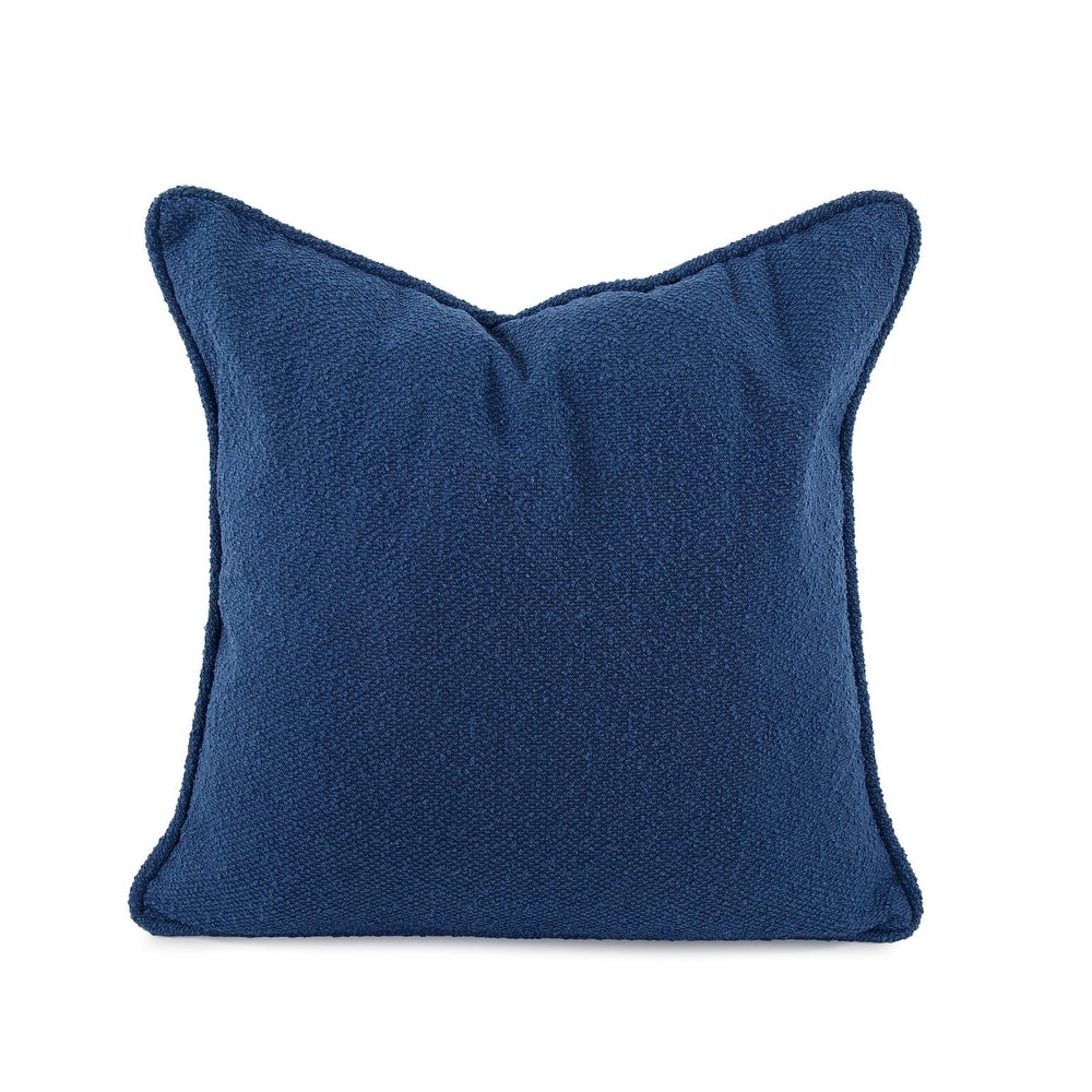 Allan Andrews Indoor/Outdoor 20" Square Textured Accent Pillow with Cover, Alicante Collection