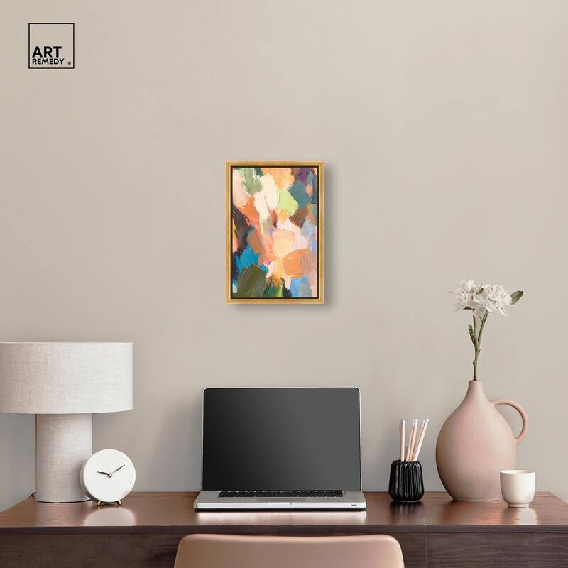 Chromatic Surge III Canvas by Art Remedy