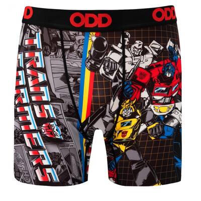 Transformers Action Comic Print Mens Boxer Briefs