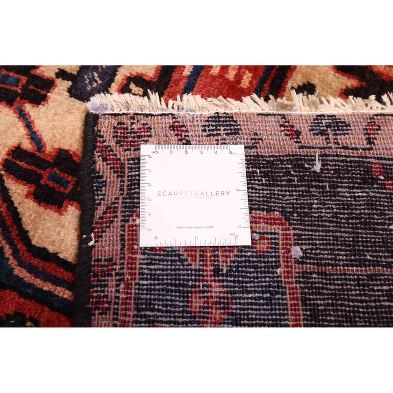 ECARPETGALLERY Hand-knotted Melis Dark Copper Wool Rug - 4'11 x 6'3