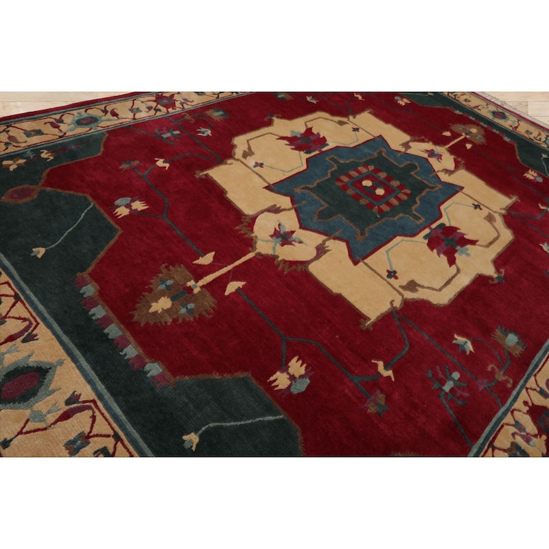 8'11''x12'7'' Hand Knotted Wool Tibetan Craft Plush Pile Tufenkian Rug - 8' 11'' x 12' 7''