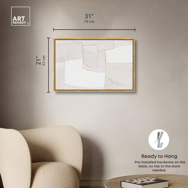 Veiled Calm Canvas by Art Remedy