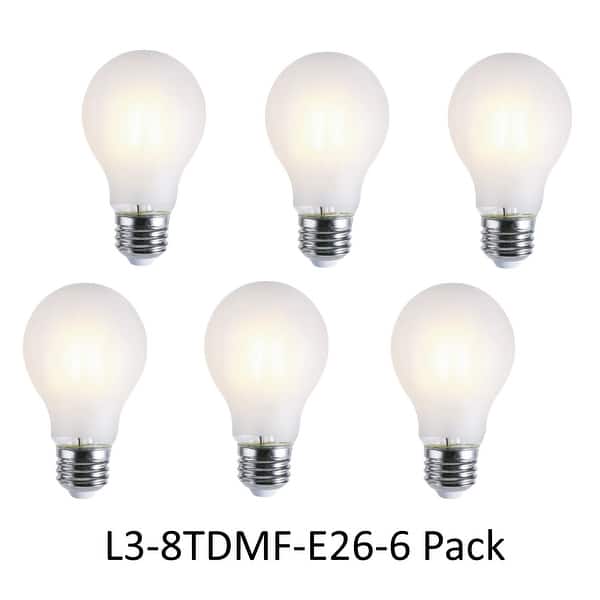 YANSUN 60-Watt Equivalent G25 9W Non-Dimmable Global LED Light Bulb E26 Base in Warm White 2700K (6-Pack) YANSUN 60-Watt Equivalent G25 9W Non-Dimmable Global LED Light Bulb E26 Base in Warm White 2700K (6-Pack)
