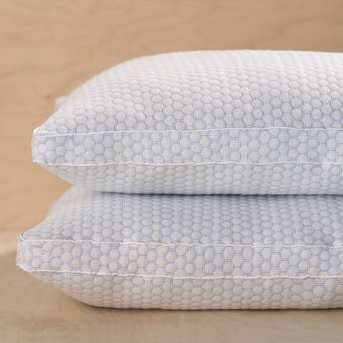 Cooling Touch Down-Alternative Pillow by Cozy Classics - White