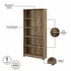 preview thumbnail 51 of 99, Cabot Tall 5 Shelf Bookcase by Bush Furniture