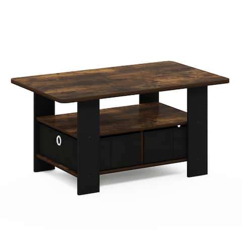 Furinno Andrey Coffee Table with Bin Drawer