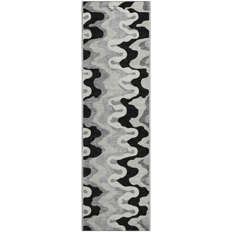 Premium Washable Super Soft Abstract Stripes Mayfield Rug