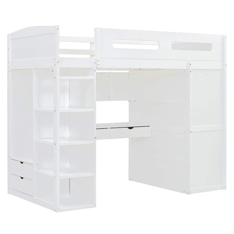Loft Bed with Desk