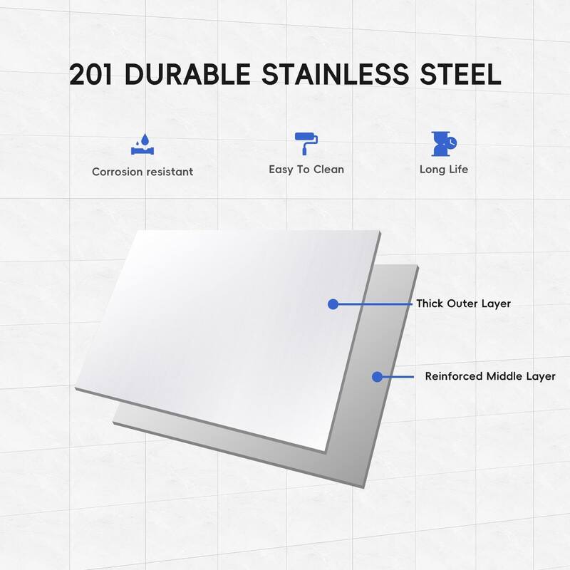 Stainless Steel Table with Overshelf, NSF Heavy Duty Prep Table