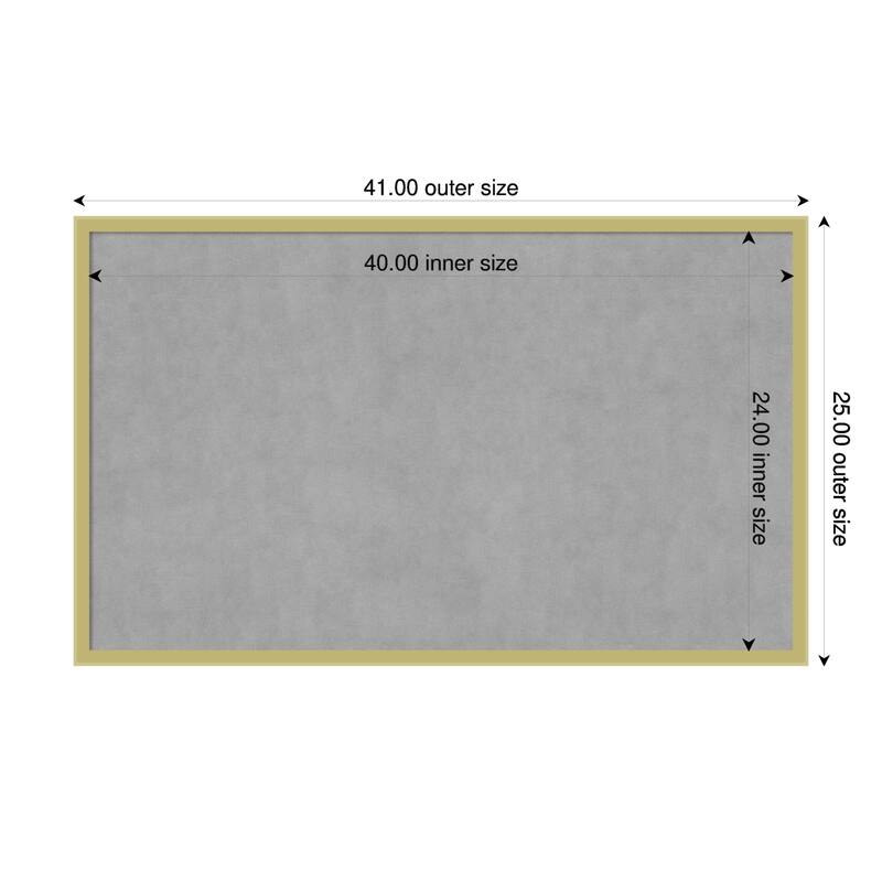 Amanti Art Incline Black Framed - 41 x 25 in - Incline Light Gold