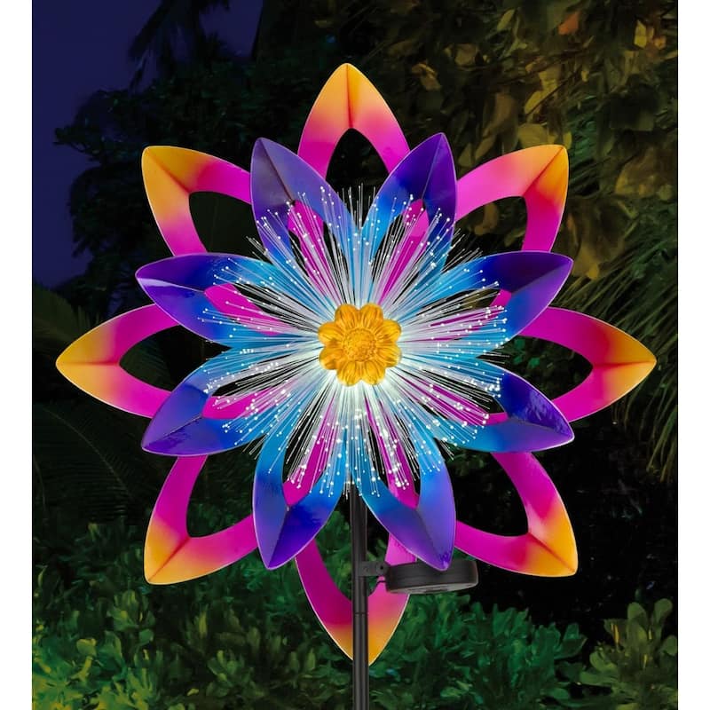 19" Burst Solar Wind Spinner - Flower
