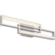 preview thumbnail 4 of 7, Kocha Integrated LED Painted Brushed Nickel Bath Light with CCT Switch