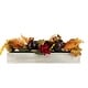 preview thumbnail 6 of 4, 24" Harvest Pomegranate 3-Piece Candle Holder "Grateful" Wooden Box