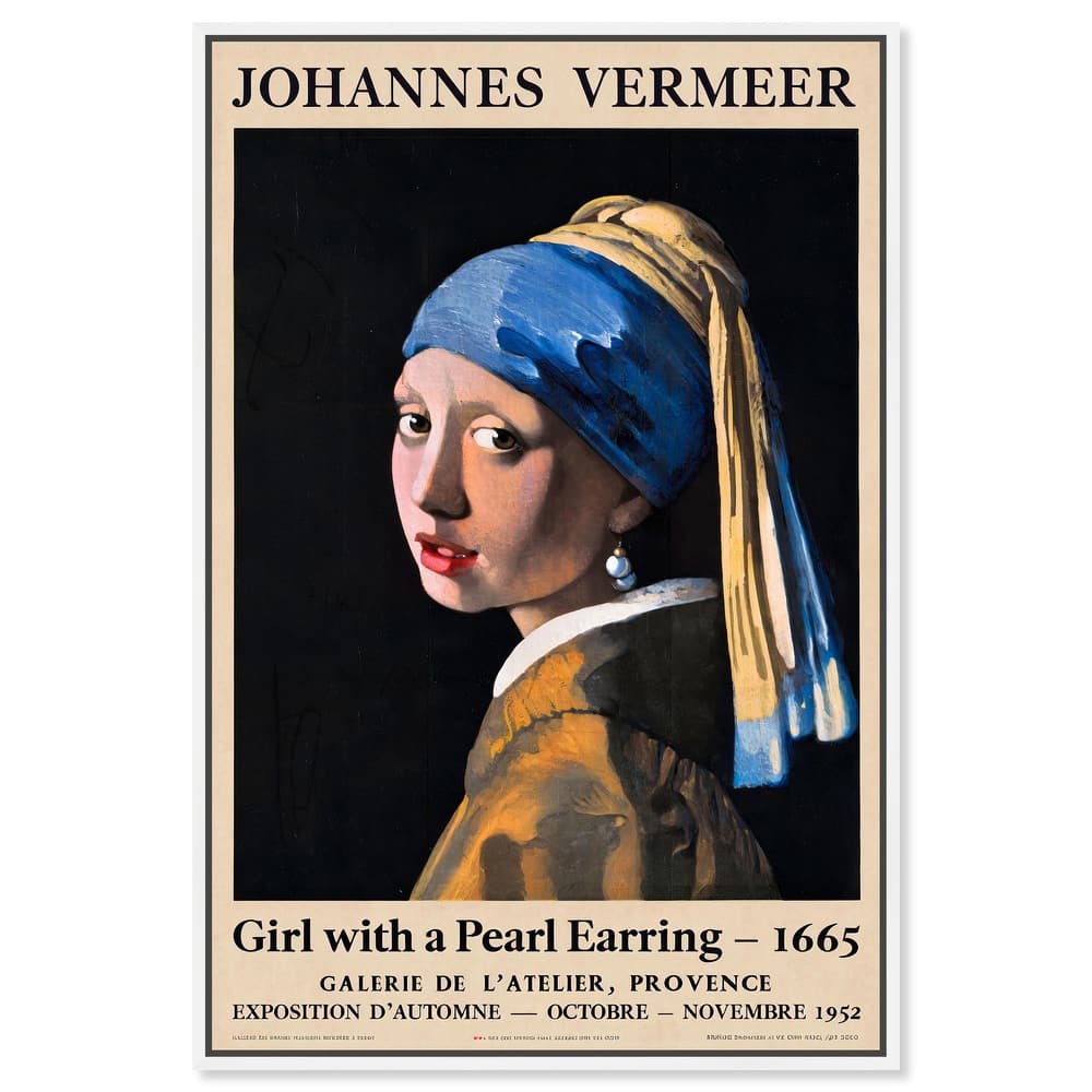 Girl with a Pearl Earring Canvas by Art Remedy
