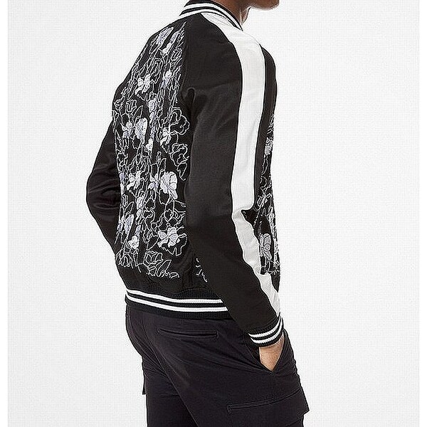 michael kors black and white jacket