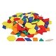 preview thumbnail 2 of 4, edxeducation Pattern Blocks - Plastic - Set of 250 - Assorted