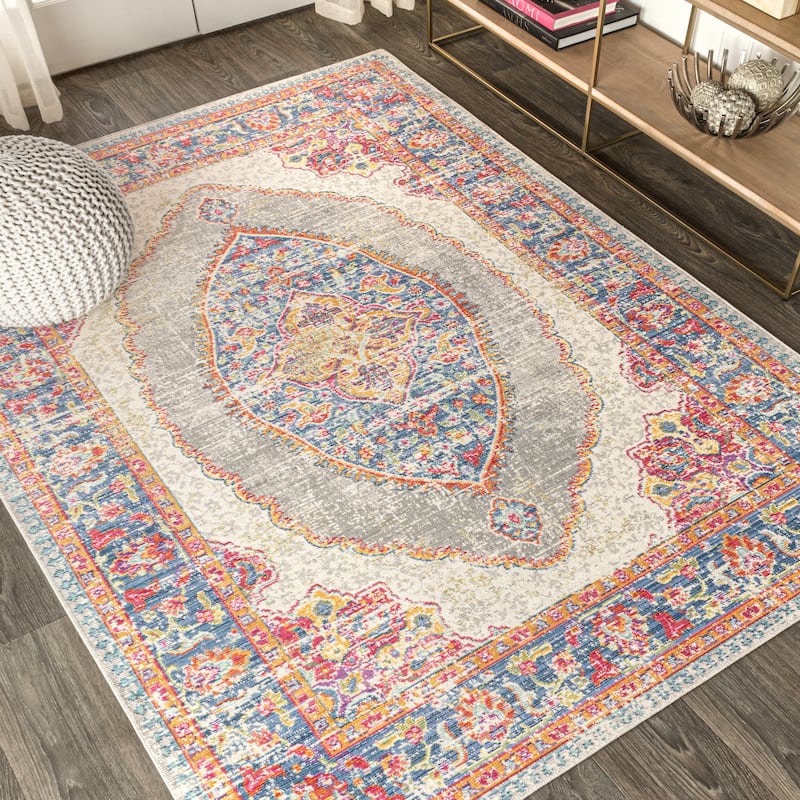 JONATHAN Y Flori Medallion Area Rug