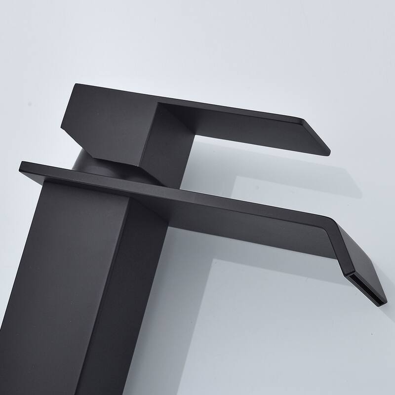 Topcraft Stainless Steel Single Handle Waterfall Faucet with Plate