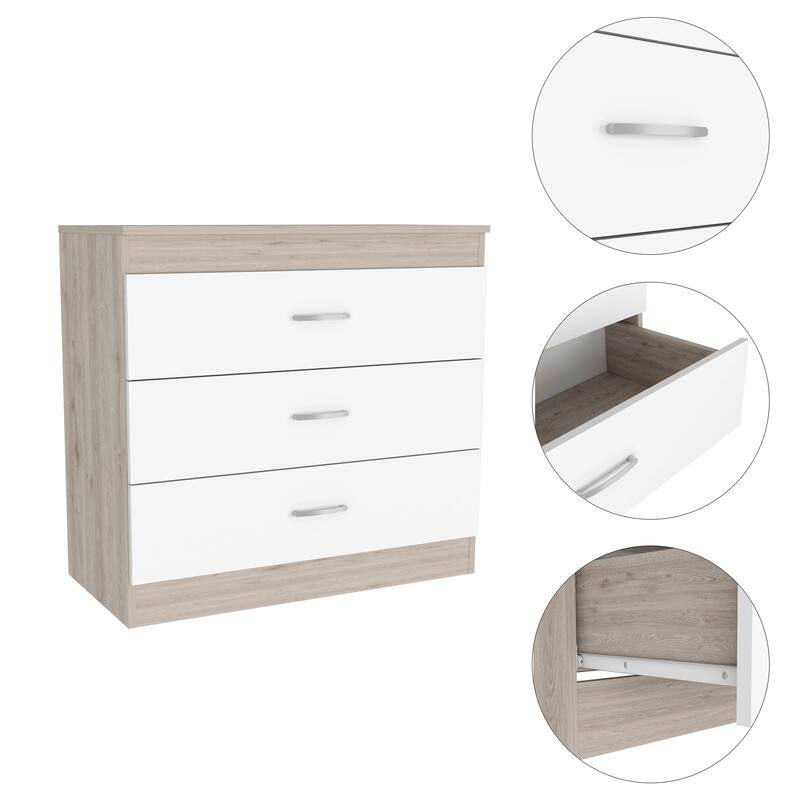 FM Furniture Cambridge Dresser with 3 Drawers