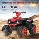 preview thumbnail 52 of 80, Costway 12V Kids 4-Wheeler ATV Quad Ride On Car w/ LED Lights Music - 42''x25.5''x29''(LxWxH)