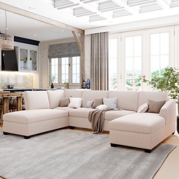U shaped chaise lounge cushions sale