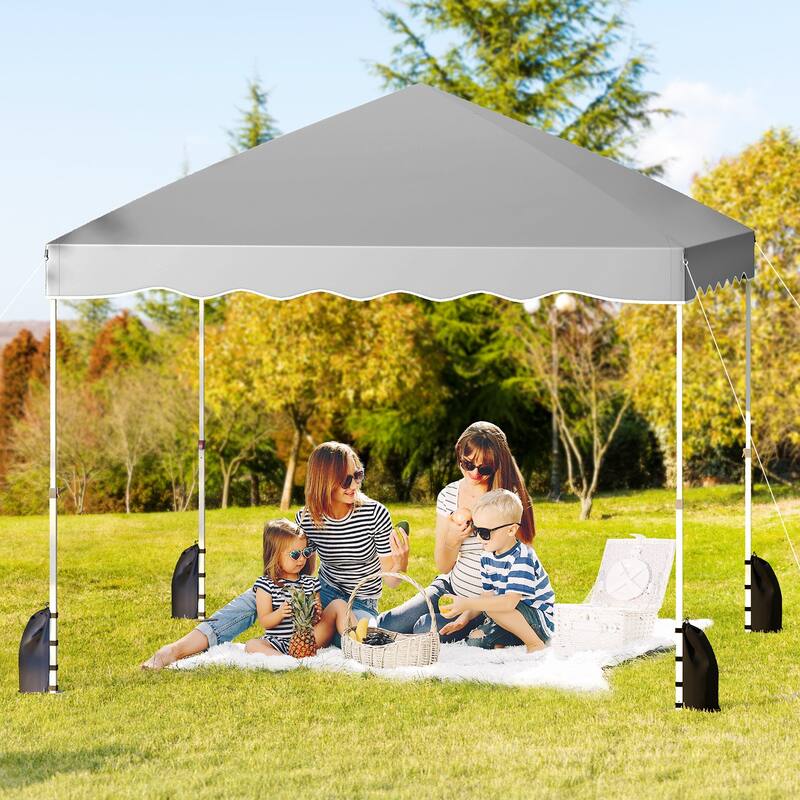 Gymax 10 X 10 FT Pop up Canopy Tent Portable Foldable Patio Shelter w/