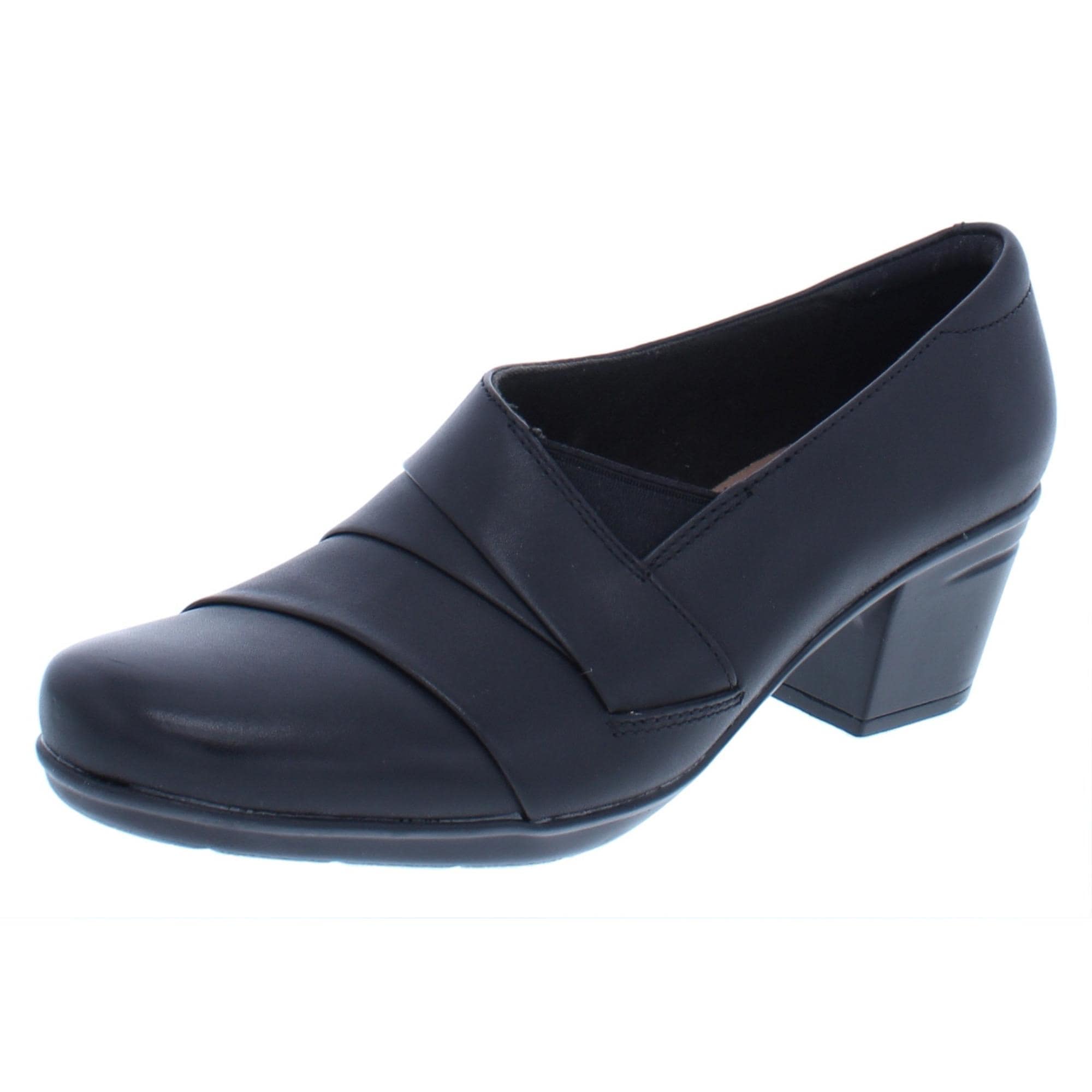 clarks block heel