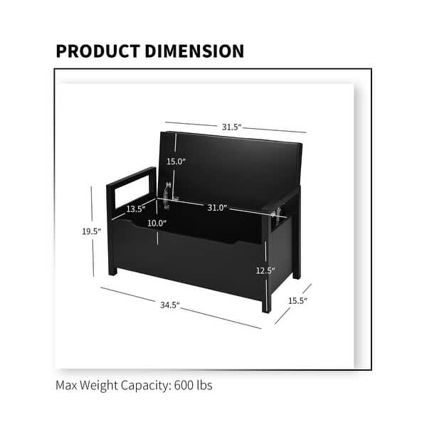Shoe Storage Bench Wood Shoe Bench for Entryway Bedroom Living Room