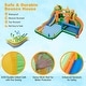 preview thumbnail 5 of 8, Gymax Kids Inflatable Water Slide Park w/680W Blower Basketball Rim