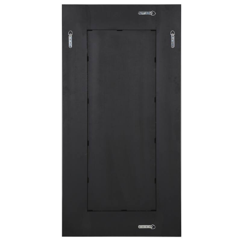 SAFAVIEH Couture Kaya 63.4-inch Large Vertical Rectangle Wood Mirror - 32.3"W x 3.1"D x 63.4"H