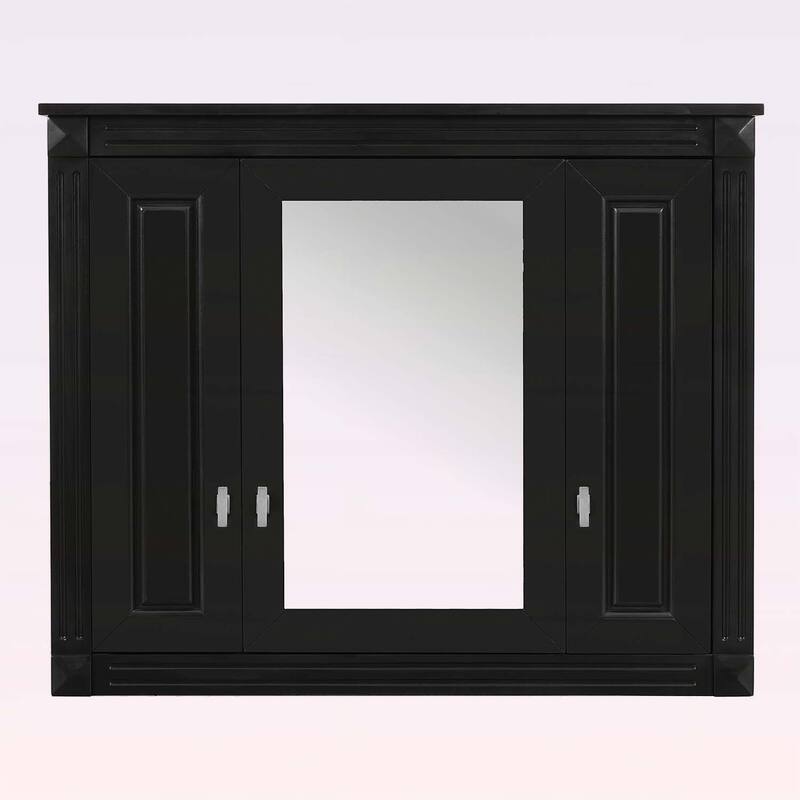 Bathroom Wall Cabinet with Mirror,Wall Mounted Medicine Cabinet with 4 Shelves,Mirrored Door Over Toilet Storage