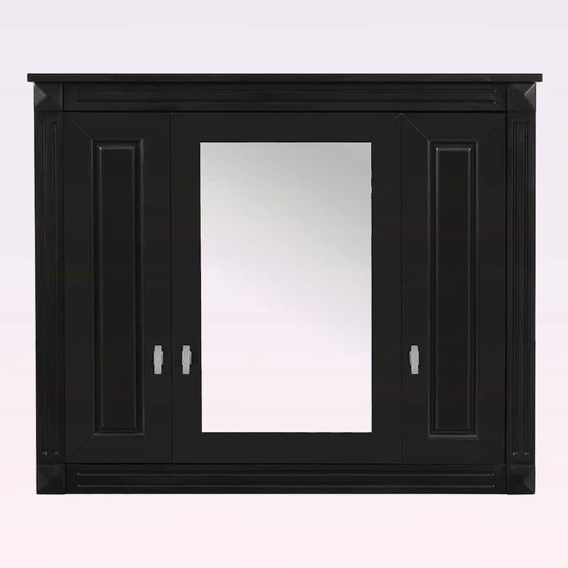 Wall Mounted Medicine Cabinet with Mirror,with 4 Shelves,Space-Saving Over Toilet Storage