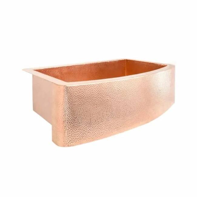 Native Trails Rhapsody 33" Farmhouse Single Basin Copper Kitchen Sink