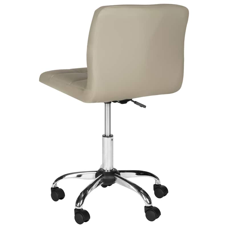 SAFAVIEH Regena Black Desk Chair - 18.3" x 21.9" x 31.5" - 18Wx22Dx32H
