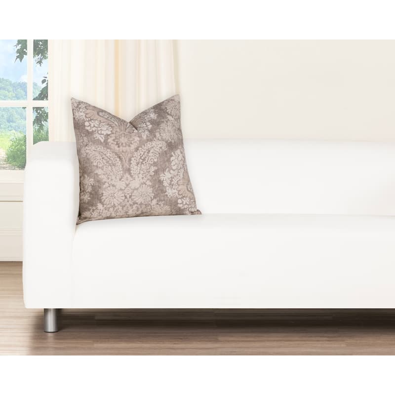 Magnolia Hamilton Denim Washed Cotton Accent Pillow - 22" x 22" - Polyester - Stone