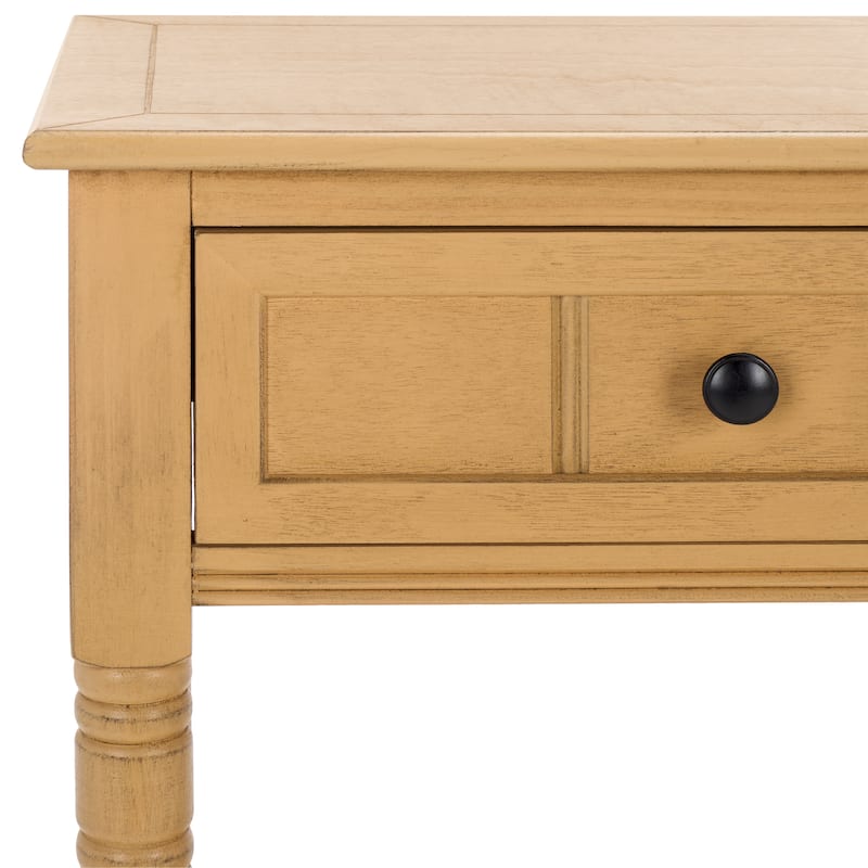 SAFAVIEH Camilla Grey 2-Drawer Console Table - 35.8" x 13.8" x 29.5" - 36"W x 14"D x 30"H