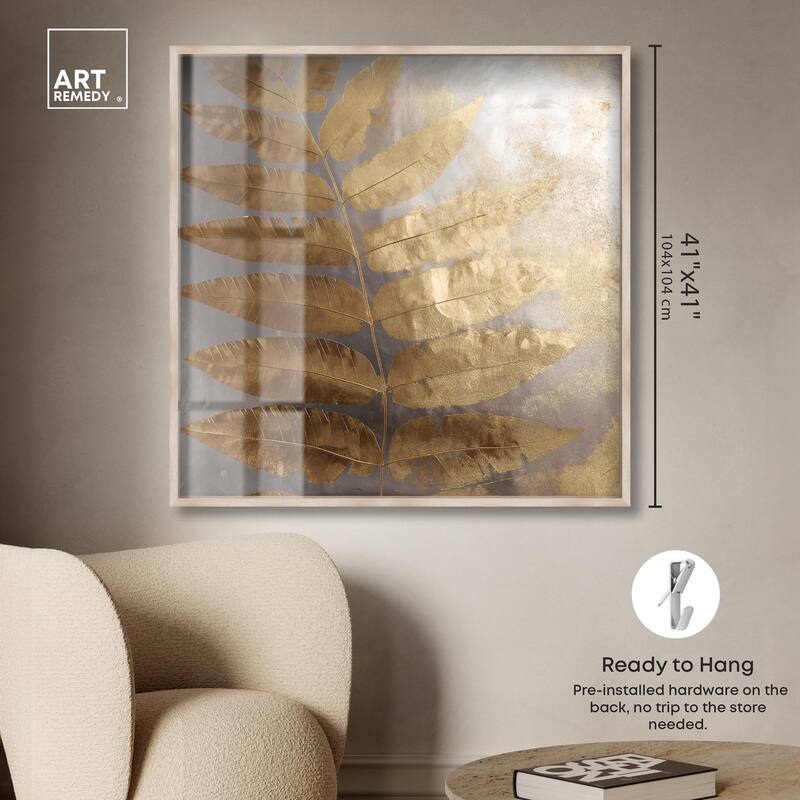 Golden Canopy (II) Shadowbox by Art Remedy