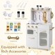 preview thumbnail 7 of 8, Gymax Kids Kitchen Set Pretend Play Kitchen w/ Stoves & Faucet & Sink
