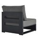 preview thumbnail 22 of 25, Tahoe Patio Aluminum Modular Armless Chair